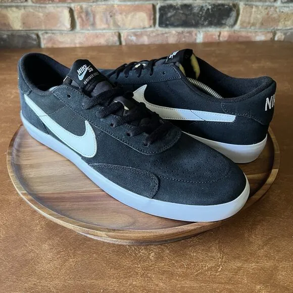 Nike SB Heritage Vulc Black White Skate Sneaker Shoes CD5010-003 Men's Size 13