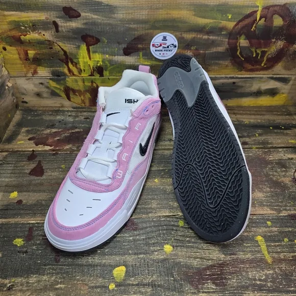 Nike SB Ishod 2 Ishod Wair Pro Pink Foam Black White FB2393-600 Skate Shoes 10.5