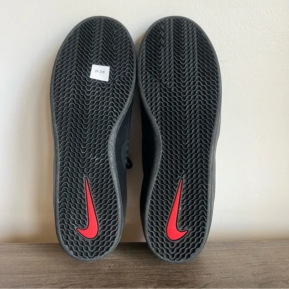 Nike SB Ishod Wair Black Red Men's Skate Shoe Size 10 SKU#24208