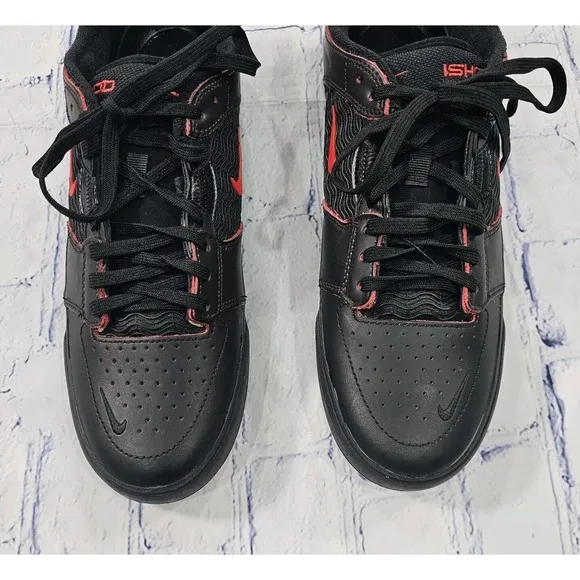 Nike SB Ishod Wair PRM L Black Red DV5473-001 Skate Shoes MENS SIZE 10.5