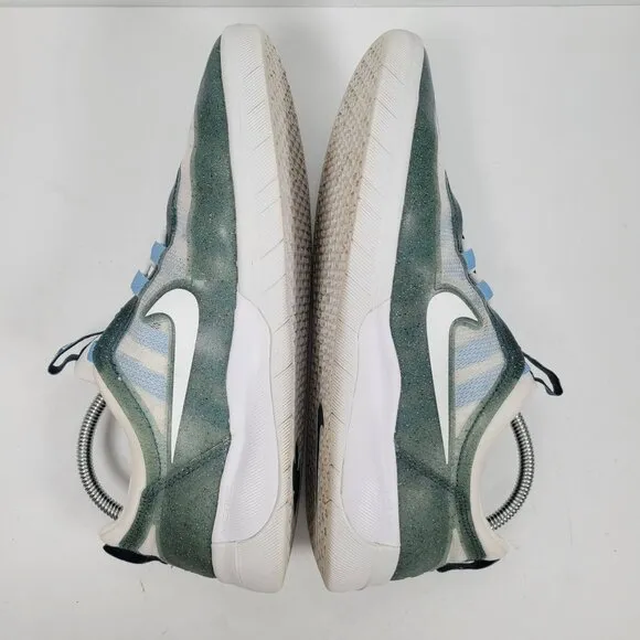 Nike SB Nyjah Free 2 PRM Men's Ash Green White Blue Shoes DM7282-001 US Size 10