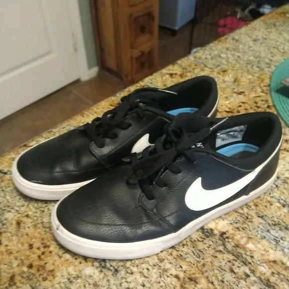 Nike SB Portmore II Mens Black Solar prm Skate Shoes 923115-010 Sz 7