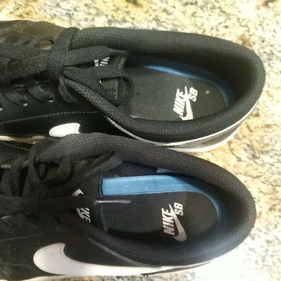 Nike SB Portmore II Mens Black Solar prm Skate Shoes 923115-010 Sz 7