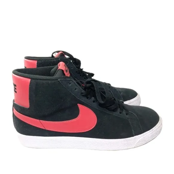 Nike SB Zoom Blazer Mid Skate Shoes Men's Size 11 Black~White~Red~FD0731-002