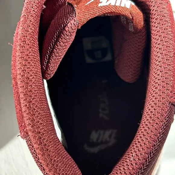 Nike SB Zoom Blazer Mid-XT Shoes Mens Size 10 Team Maroon Red Sneaker USED TWICE