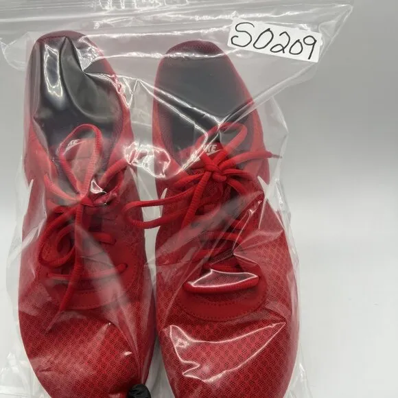 Nike Tanjun Red Mens 10 Athletic Casual Sneakers Lace Up Running Shoes Athletic