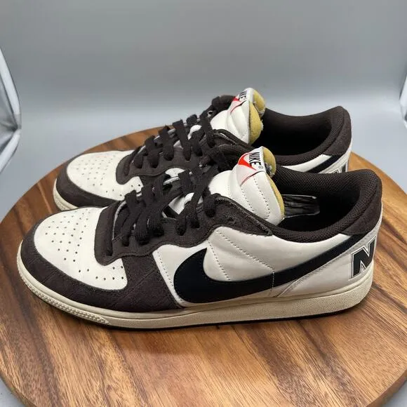 Nike Terminator Low Mens Shoes 11.5 Velvet Brown Comfort Basketball Sneakers