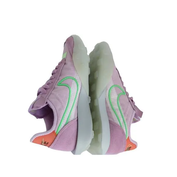 Nike Waffle Racer 2X Light Arctic Pink Green Casual Shoes Women's  6.5 NWT