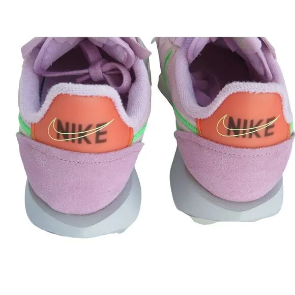 Nike Waffle Racer 2X Light Arctic Pink Green Casual Shoes Women's  6.5 NWT