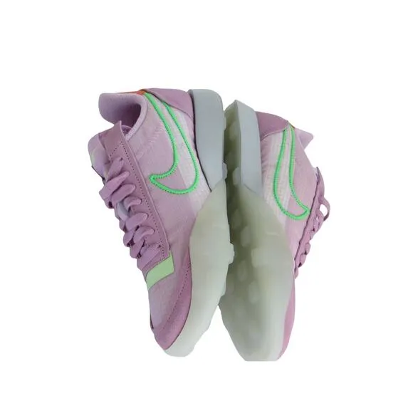 Nike Waffle Racer 2X Light Arctic Pink Green Casual Shoes Women's  6.5 NWT