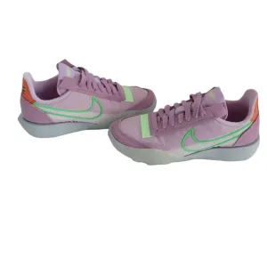 Nike Waffle Racer 2X Light Arctic Pink Green Casual Shoes Women's  6.5 NWT