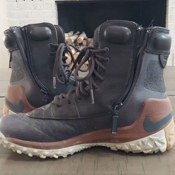 Nike Zoom Kynsie Waterproof Brown Boots Sz 8.5