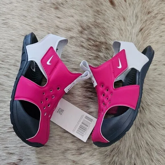 Nike Sunray Protect 2 Toddler Girls Sandals in Pink Size 10 NEW