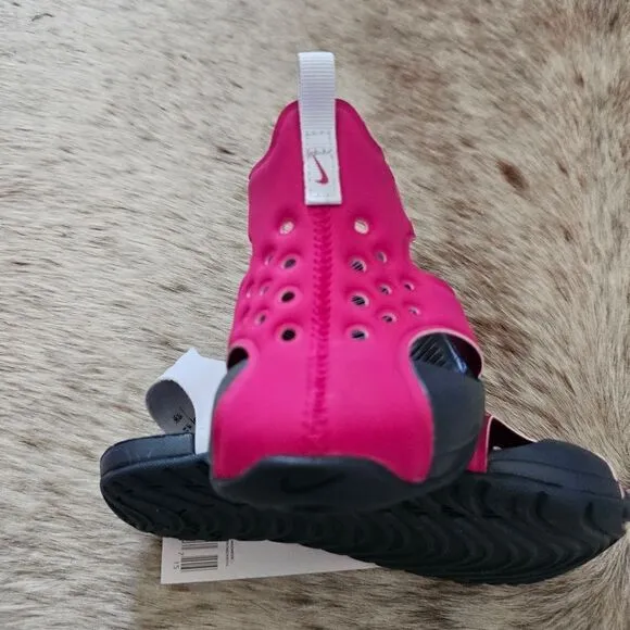 Nike Sunray Protect 2 Toddler Girls Sandals in Pink Size 10 NEW