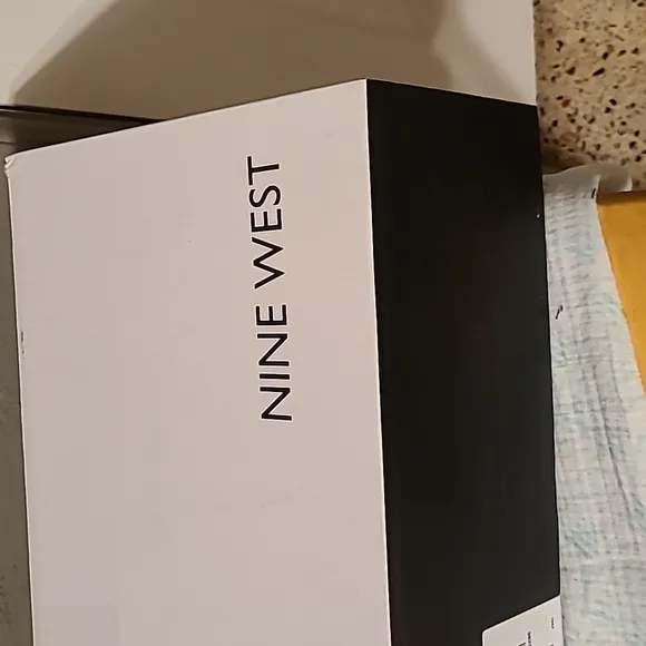 Nine West Koop 3 women's size 5.5M Faux Leather tall knee-high boots NIB Black