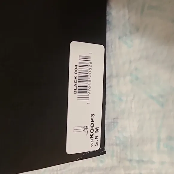 Nine West Koop 3 women's size 5.5M Faux Leather tall knee-high boots NIB Black