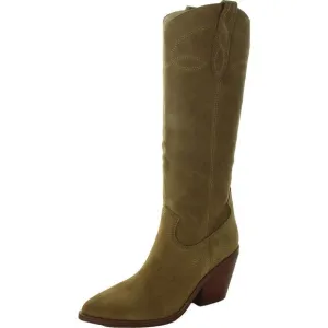 Nine West Womens Smash Tan Pull On Pointed Toe Tall Knee-High Boots Shoes New