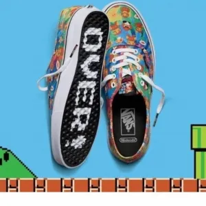 Nintendo x Vans Era Mario and Friends Skate Shoes Super Mario Bros