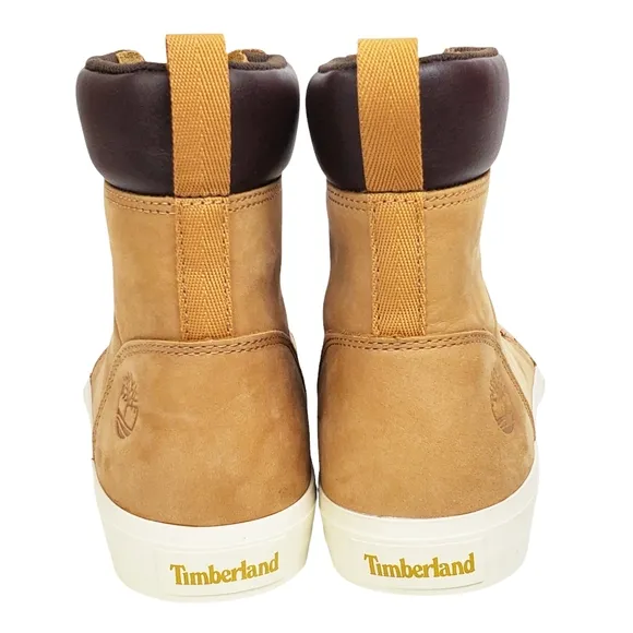 NWB Timberland skyla bay 6 In boots wheat nubuck lace up classic preppy outdoor
