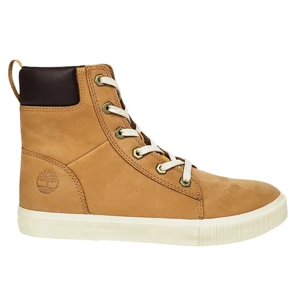 NWB Timberland skyla bay 6 In boots wheat nubuck lace up classic preppy outdoor