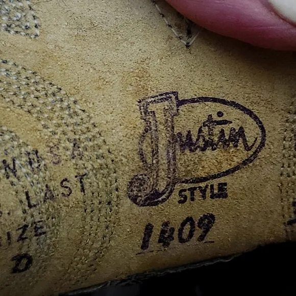 NWOB Justin Western/Tack Boots