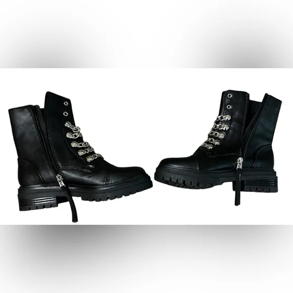 NWOT Circus by Sam Edelman Black Combat Boots – Size 6