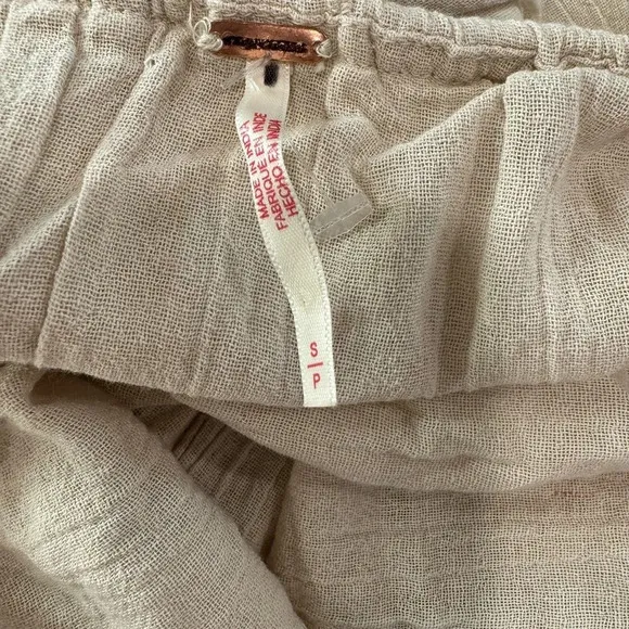 NWOT  Free People Auralie Maxi Dress Boho Long Cutouts StrappyCream