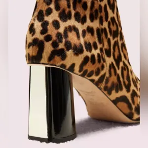 NWOTB Kate Spade Leopard Print Haircalf Rudy Boots, US 7 M