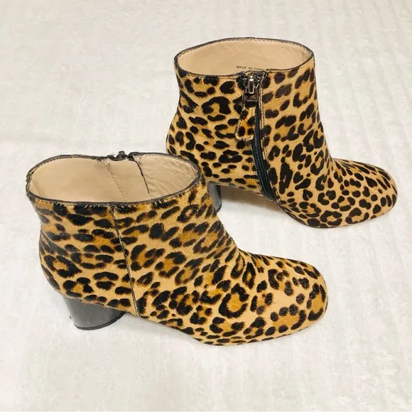 NWOTB Kate Spade Leopard Print Haircalf Rudy Boots, US 7 M