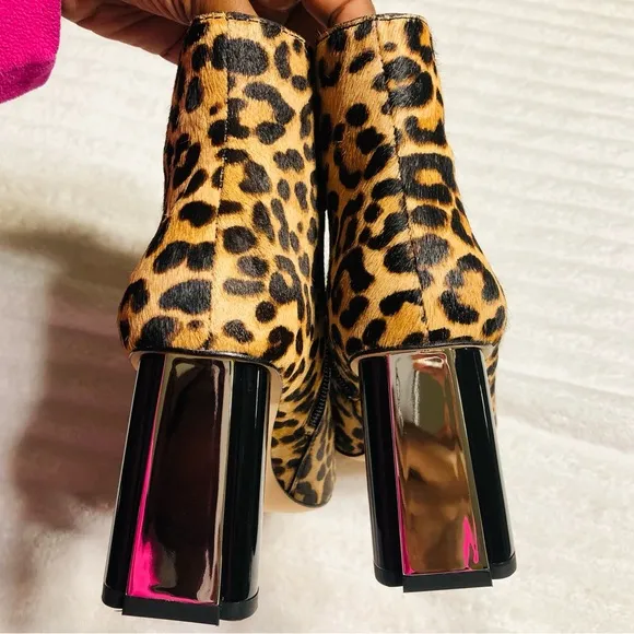 NWOTB Kate Spade Leopard Print Haircalf Rudy Boots, US 7 M