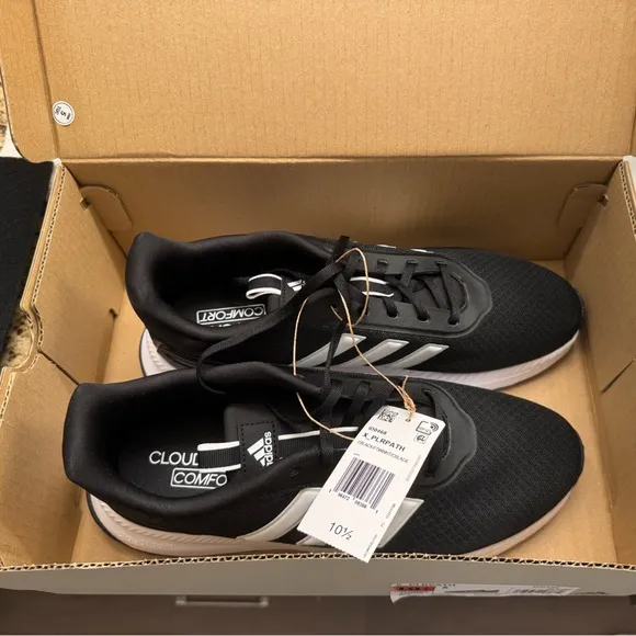 NWT Adidas Black Cloudfoam Comfort Running Shoes