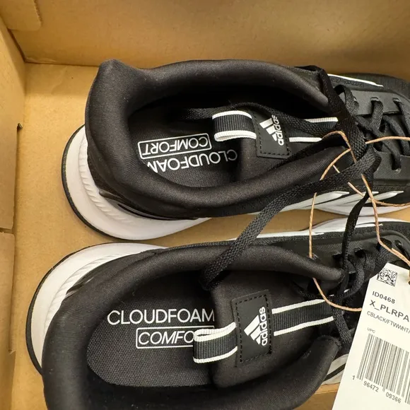 NWT Adidas Black Cloudfoam Comfort Running Shoes