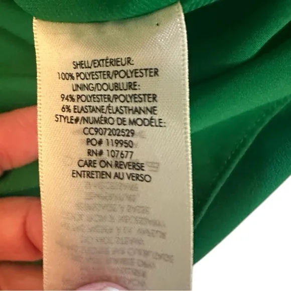 NWT Alice   Olivia Emerald Green Susanna Halter A-line Mini Swing Dress, Size L
