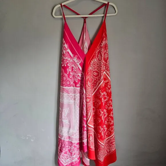 NWT AllSaints Women's Multicolor Floral Print Lil Paloma Midi Dress Size 10