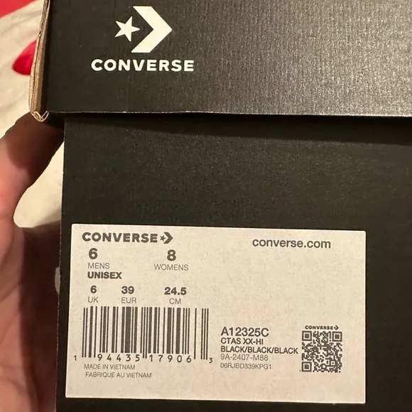 NWT Converse Chuck Taylor All Star XXHiUNISEX HIGH TOP SHOE