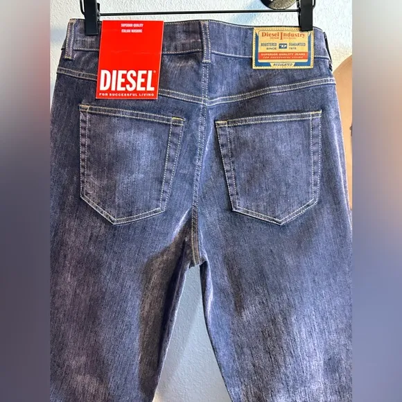 NWT Diesel D-Tail Flocked Jeans $375