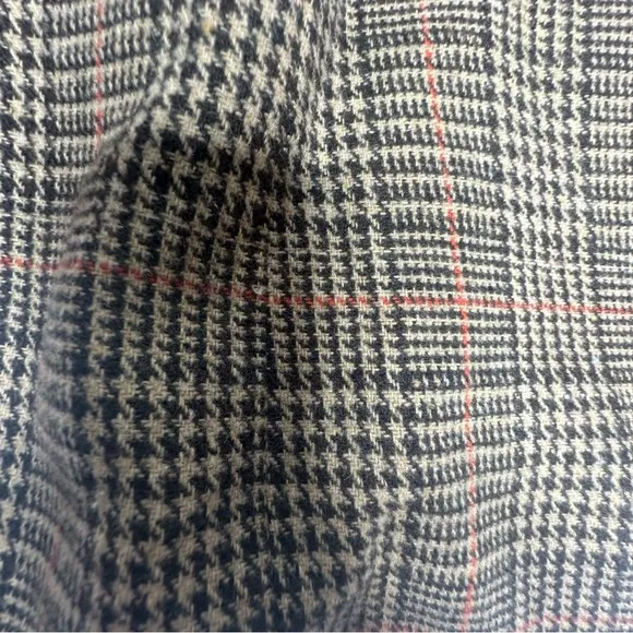 NWT FP Inspired Ebossy Houndstooth Blazer brown/tan/red M