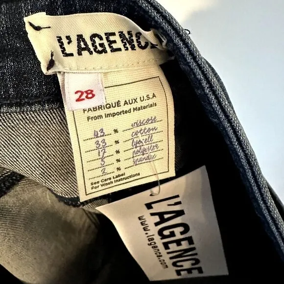 NWT L'AGENCE Marguerite High Rise Skinny Jean in Wilder - Size 28