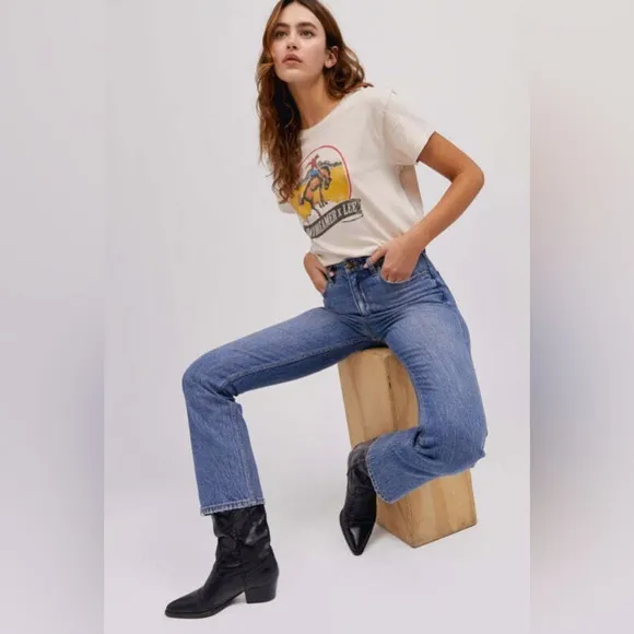 NWT Lee x Daydreamer High Rise Crop Boot