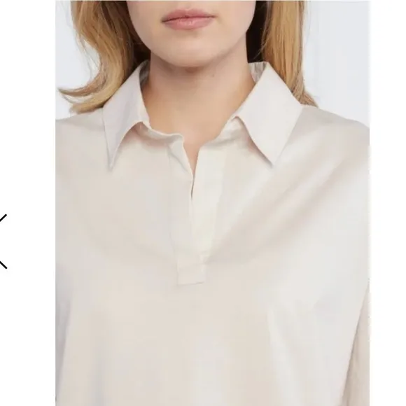 NWT Max Mara Rimmel Cotton shirt dress in Sand 🔥