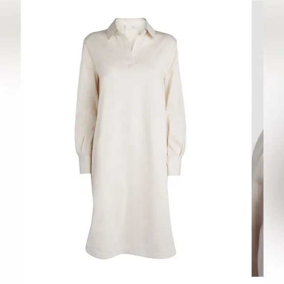 NWT Max Mara Rimmel Cotton shirt dress in Sand 🔥