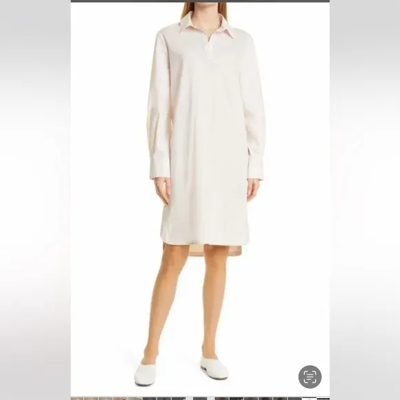 NWT Max Mara Rimmel Cotton shirt dress in Sand 🔥
