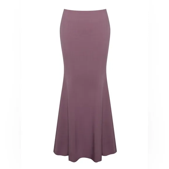 NWT Miss Circle Delice Mauve pale purple Flare mermaid style Maxi Skirt