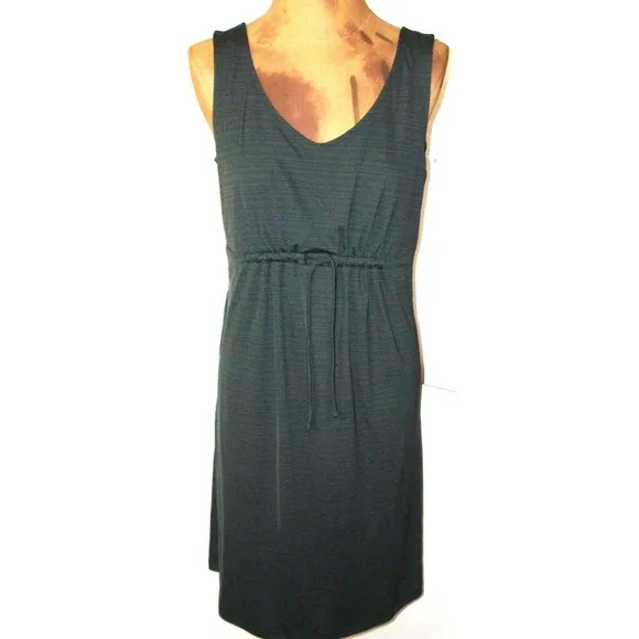 NWT New Womens Columbia Sultry Springs Dress Dark Green UPF M Pockets Wicking