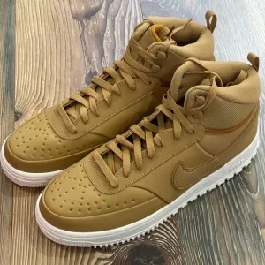 NWT Nike 9.5 Court Vision Men's Tan High-Top Sneakers