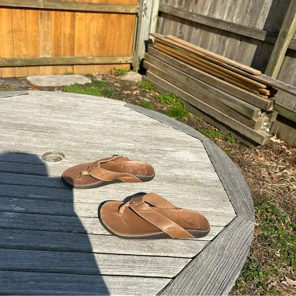 NWT‎ Olukai Tuahine Men’s Waterproof Leather Sandals size 8