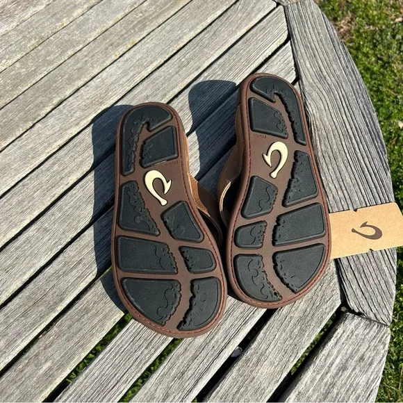 NWT‎ Olukai Tuahine Men’s Waterproof Leather Sandals size 8