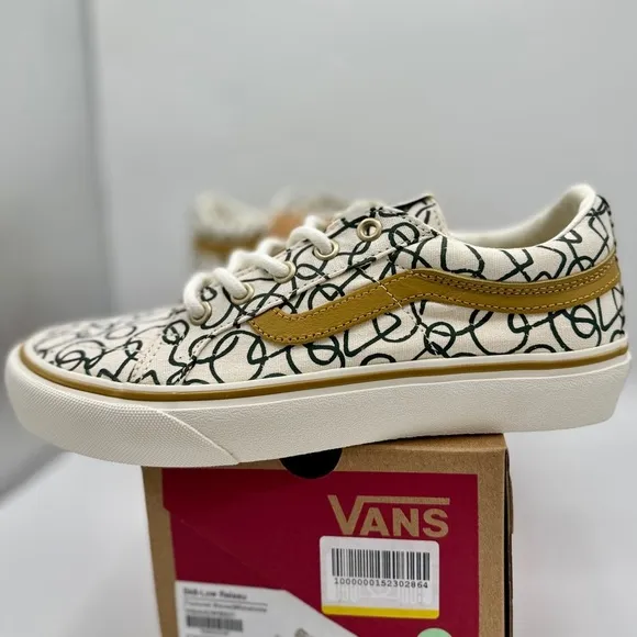 NWT Vans Sk8 Low Reissue Sneakers Textured Waves / Marshmallow Shoes Skate NEW​