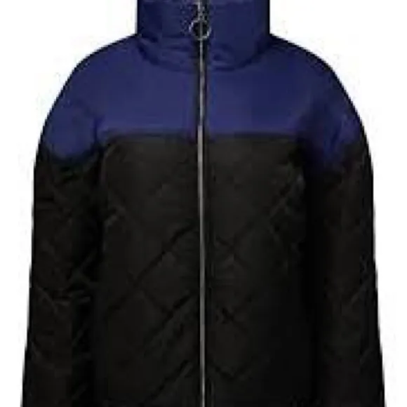 NWT WeWoreWhat|Revolve|Colorblock Puffer|Navy Black