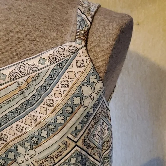 NWT WHBM Sz L Sleeveless print dress